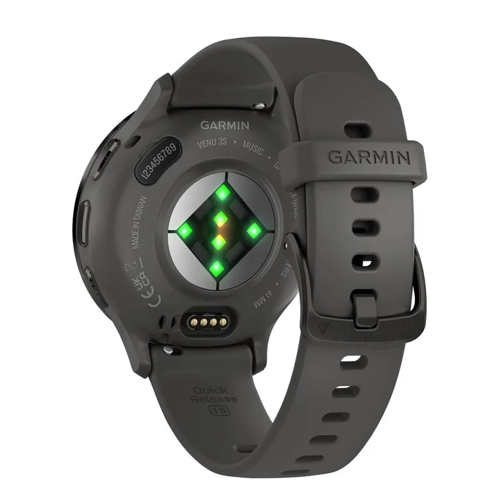 Garmin Venu 3S, includes USB-C and USB-A Charging Cables
