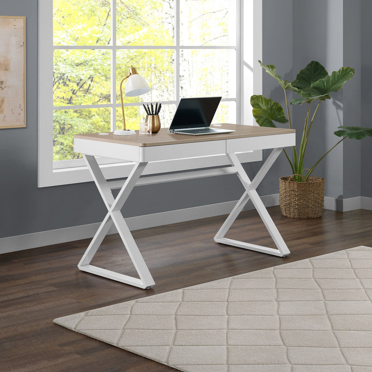 Bayside Furnishings 121.9 cm (48 in.) Writing Desk