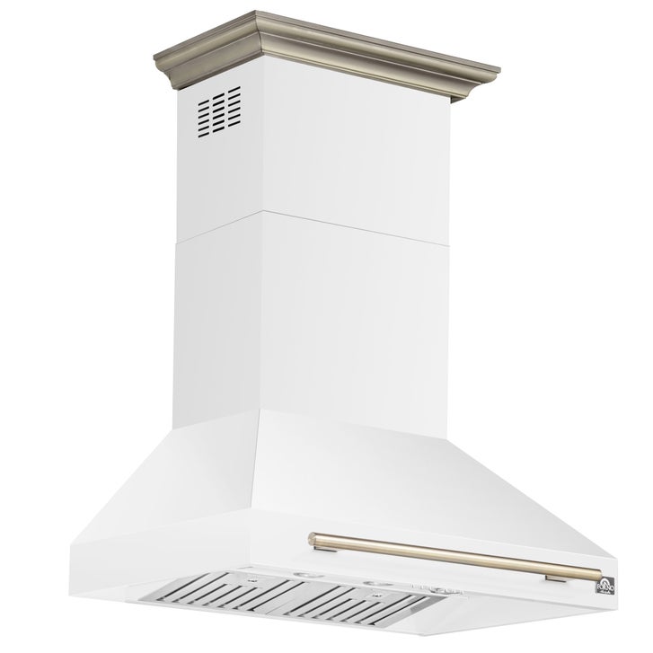 Forno Aria 36 in. Wall-Mounted Range Hood, 1200 CFM