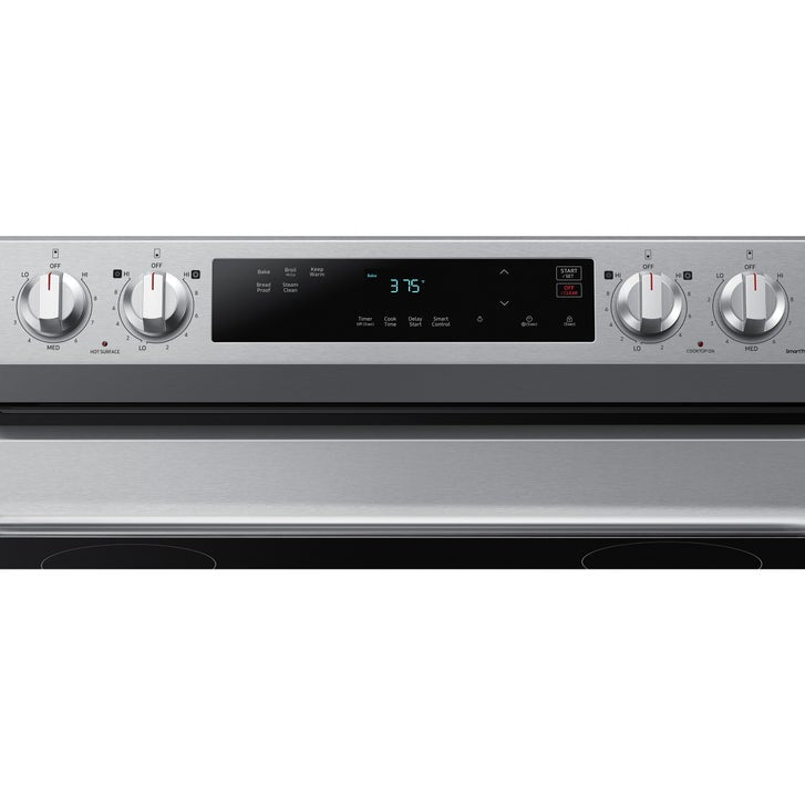 Samsung 30 in. 6.3 cu ft. Stainless Steel Electric Range with Steam Clean and Built-in Wi-Fi