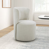 Aiden & Ivy Armless Dining Chair with Casters