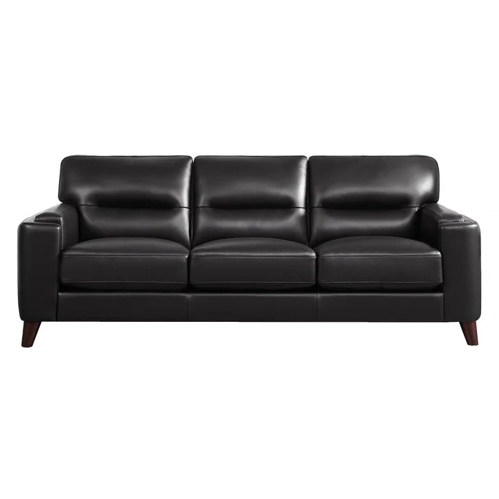 Prospera Home Sorena Top-grain Leather Sofa and Loveseat