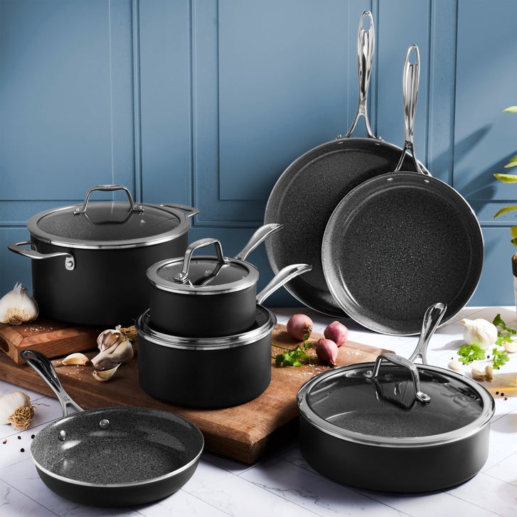 HENCKELS - Capri Ceramic Non-stick Cookware Set, 11-piece