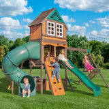 KidKraft Flagstaff Fort Swing Set
