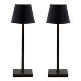 Mikasa Touch Control Rechargeable LED Lamps, Set of 2