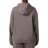 Tuff Athletics Women’s Oversized Fleece Hooded Full Zip