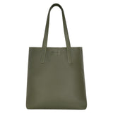Champs Onyx Collection Leather Vertical Business Tote, 13 L