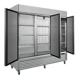 Kenmore Pro 31.5 in. 72 cu ft. Stainless Steel Convertible Commercial 3-door Refrigerator or Freezer