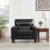 Prospera Home Sorena Top-grain Leather Sofa and Chair