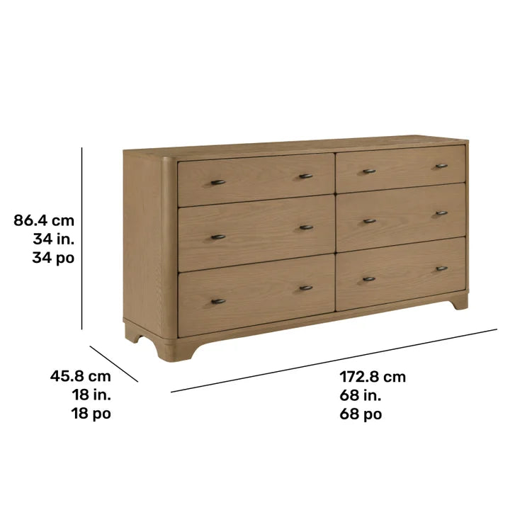 Flexsteel Noren 6-drawer Dresser