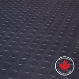 Ultralock Black Solid Garage Tiles