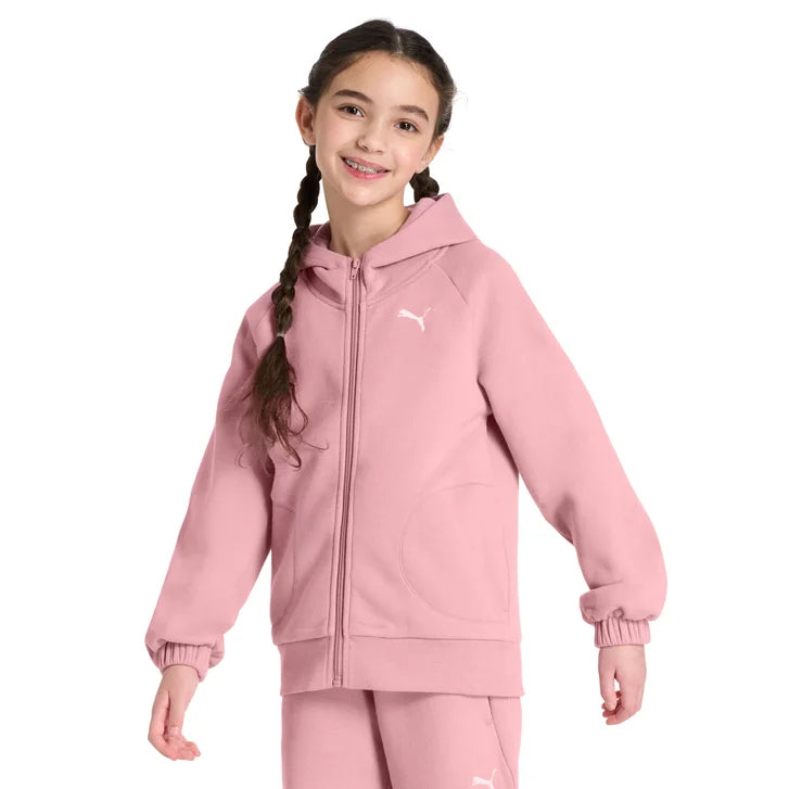 Puma Girls and Boys Fleece Full Zip Hoodie