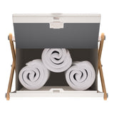Homedics Collapsible XL Towel, Blanket, Sock Warmer, Luxe Spa Edition