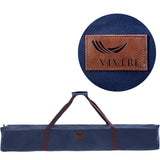 Vivere Cotton Hammock with Steel Frame and Premium Carry Bag (9 ft)