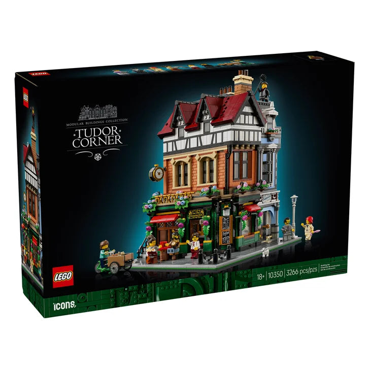 LEGO Icons Tudor Corner Building Kit 10350 with Bonus LEGO Icons Leonardo da Vinci's Flying Machine Ornithopter 10363