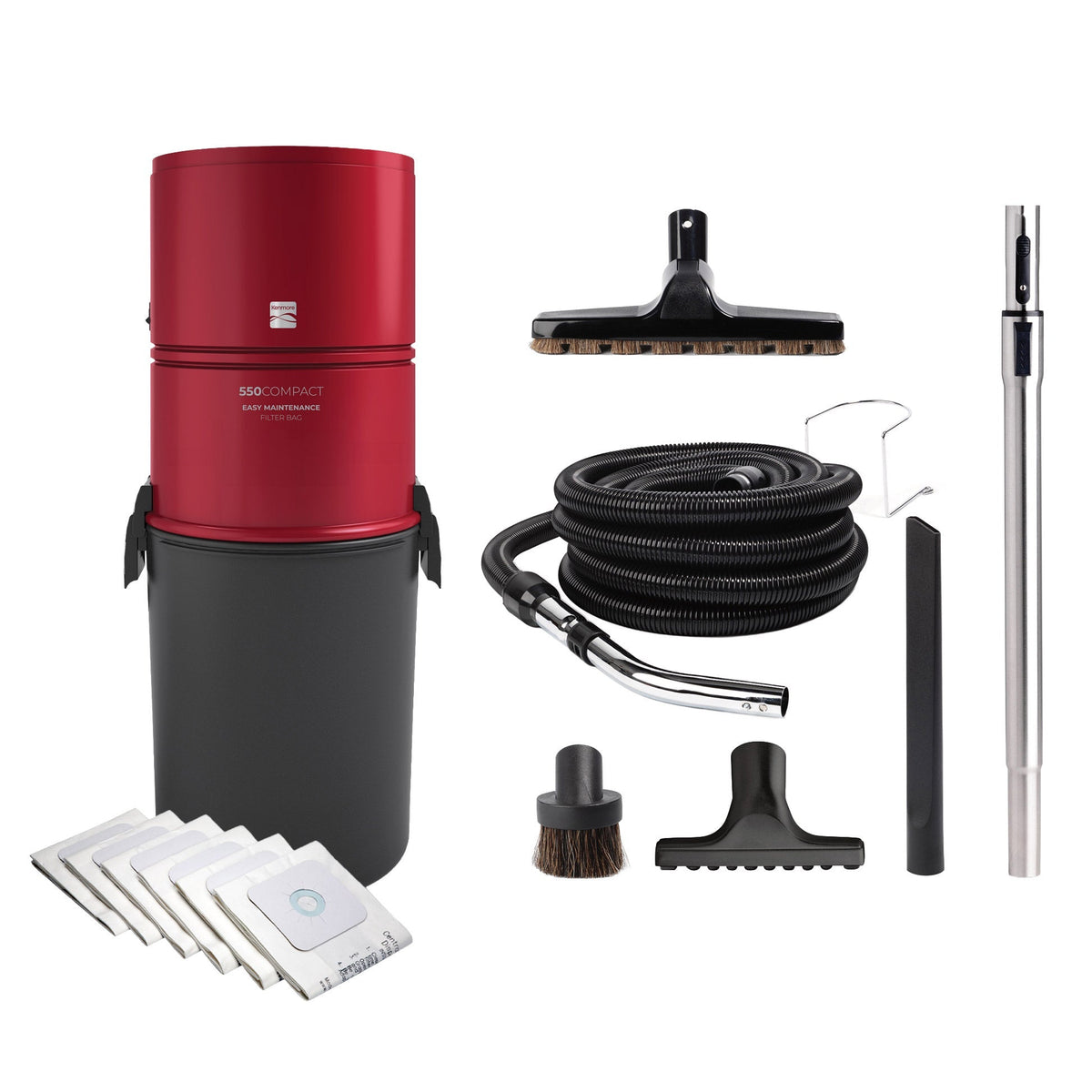 Kenmore Central Vacuum Cleaner 550 AW with Basic Accessory Kit
