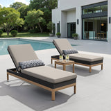 Palermo 3-piece Patio Lounger Set