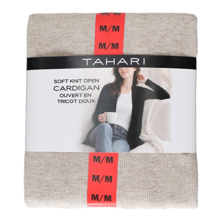 Tahari Women’s Long Sleeve Open Cardigan