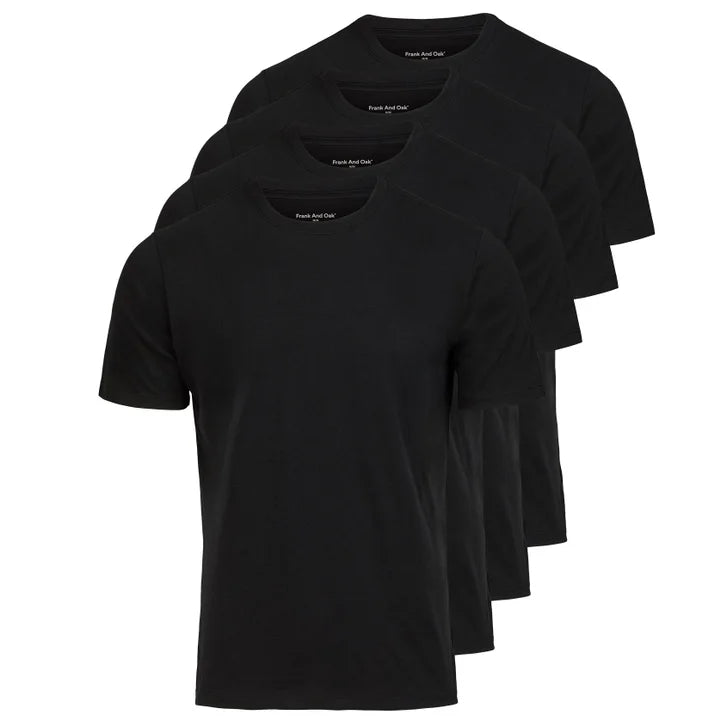 Frank And Oak Men's Crew Neck T-Shirt, 8-pack