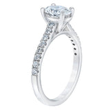 1.88 ctw Oval Cut and Round Brilliant, Clarity VS1, Colour G, Diamond Wedding Set