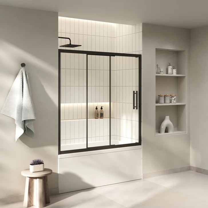OVE Decors Dante 59 in. × 59 in. Sliding Bathtub Door