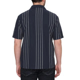 Ike Behar Men’s Vertical Stripe Textured Knit Polo Shirt