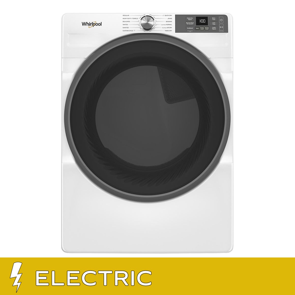 Whirlpool 7.4 cu ft. Electric Dryer with Wrinkle Shield Option