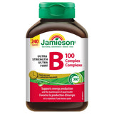 Jamieson Ultra Strength B100 Complex Caplets, 240-count, 2-pack