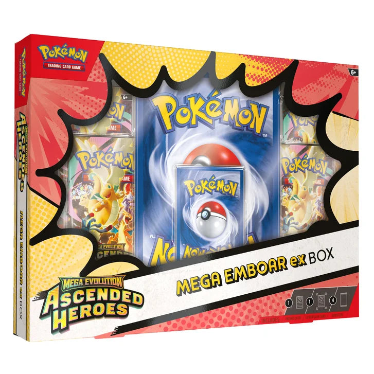 Pokémon 2 Pack ex Boxes (Mega Emboar ex & Mega Meganium ex)