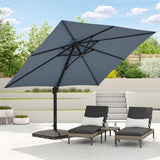 Sirio 4 m x 3 m (13 ft. x 10 ft.) Cantilever Umbrella