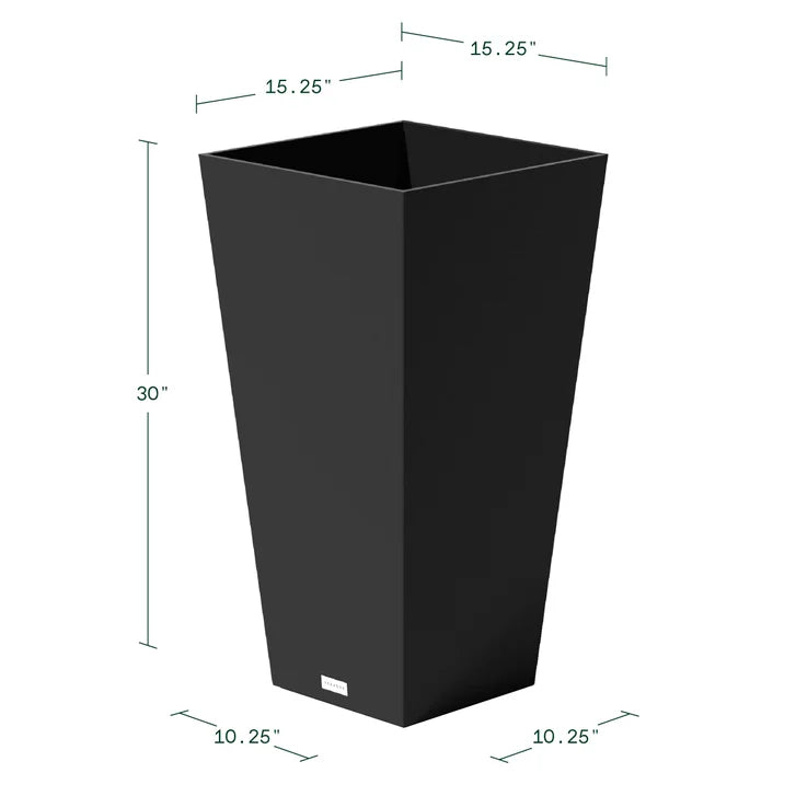 Veradek 30" Tall Square Planter, 2-pack