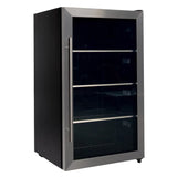 Danby 19 in. 3.1 cu ft. Stainless Steel Freestanding Beverage Center