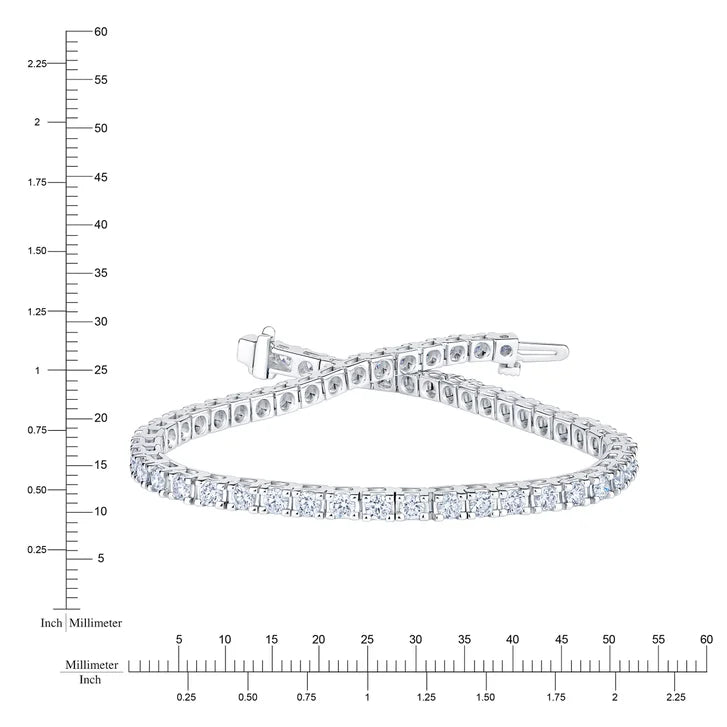 Round Brilliant Diamond Bracelet (4.00 ctw)
