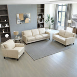 Prospera Home West Park Top Grain Leather Sofa, Loveseat and Chair