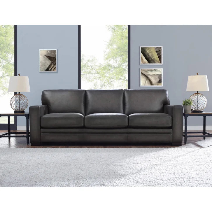 Prospera Home Luca Top-grain Leather 3-piece Living Room Set