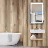 WarmlyYours Audrey Rectangular LED Mirror