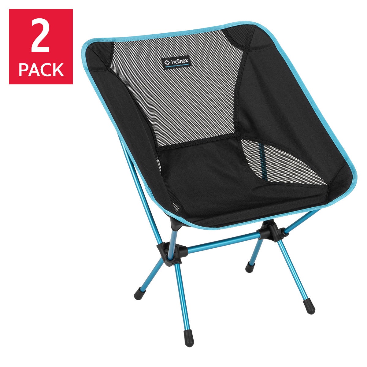 Helinox Chair One, Original Lightweight, Compact, Collapsible Camping Chair, 2-pack