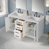 OVE Decors Eliot 60 in. Vanity with Quartz Countertop