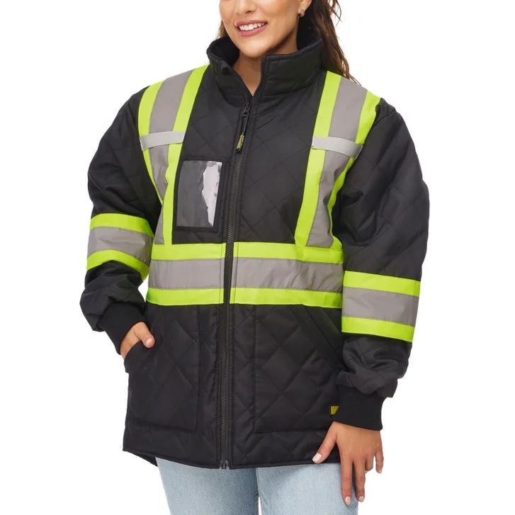 Holmes Workwear High-visibility Quilted Freezer Jacket