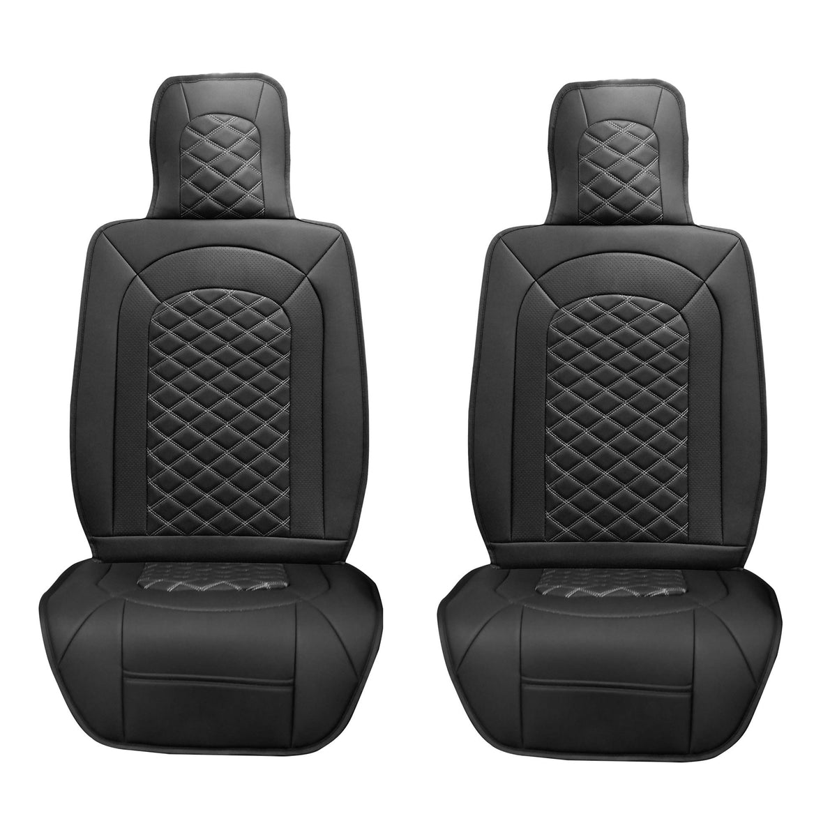 Alpena Black Diamond Universal Fit Luxury Seat Cover, 2-pack