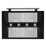 Forno Aria 36 in. Wall-Mounted Range Hood, 1200 CFM