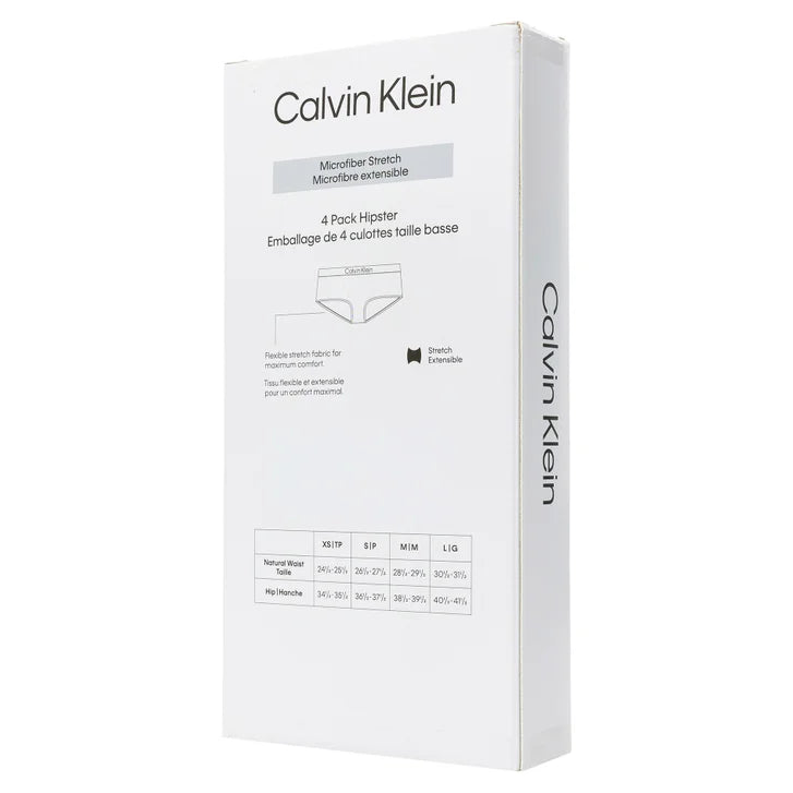 Calvin Klein Women's Curve Hipster, 4-pack