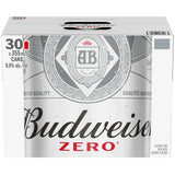 Budweiser Zero Non-alcoholic Beer, 30 × 355 mL
