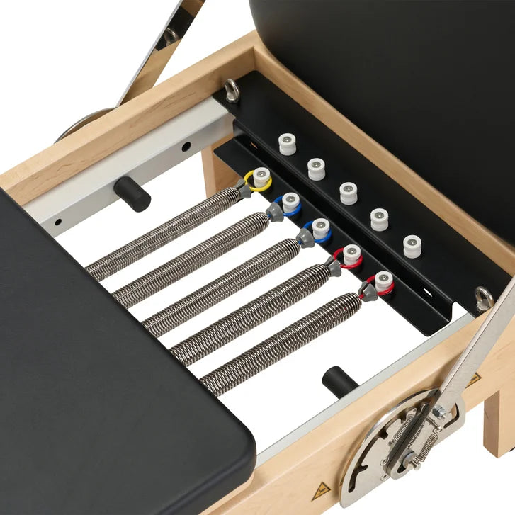 Hisooth StudioSolid Stationary Pilates Reformer 60cm Maple Frame