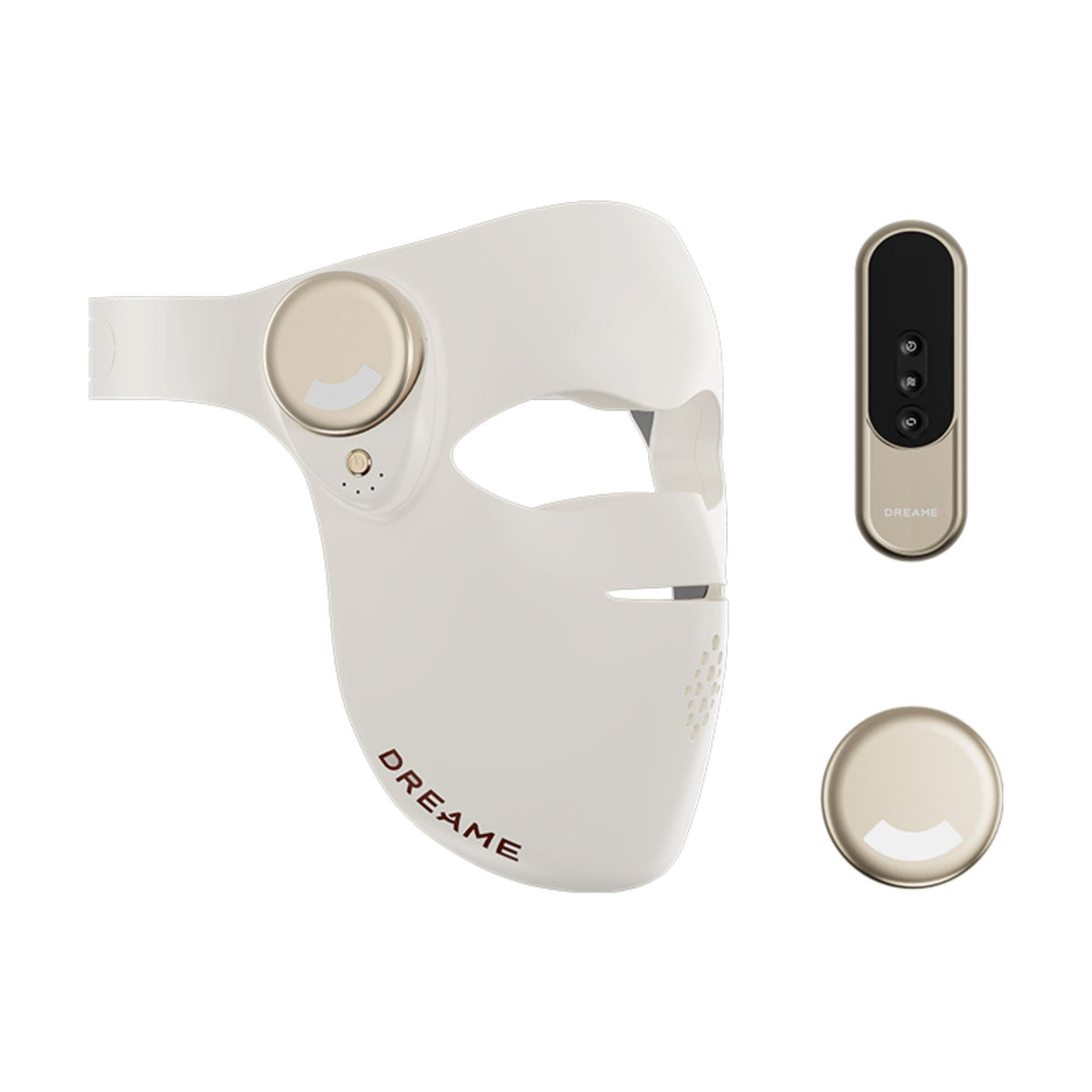 Dreame Chrona Cordless Portable LED Anti-Aging Red Light Therapy Mask with Spare Battery