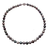 8.0 – 10.0 mm Multi-colour Tahitian Pearl Necklace