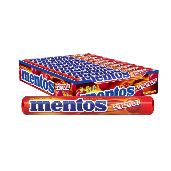 Mentos, Chewy Mints, Cinnamon, 20 × 37 g