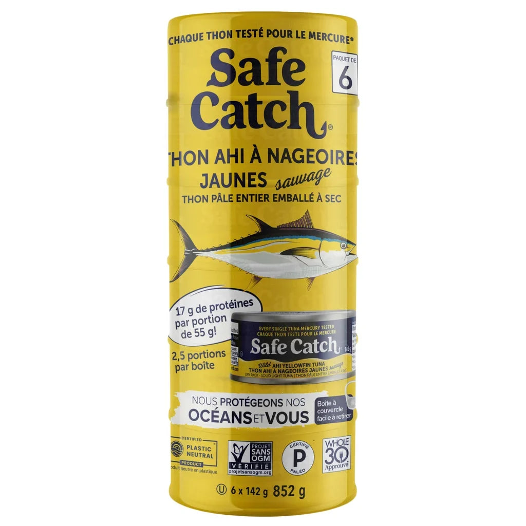Safe Catch Wild Yellowfin Ahi Tuna 6 × 142 g