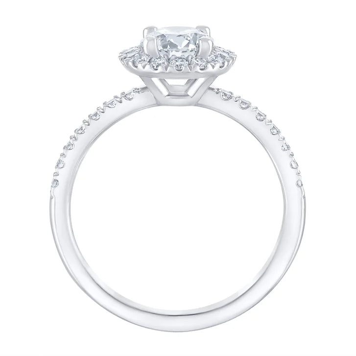 Round Brilliant Diamond Wedding Set (1.37 ctw)