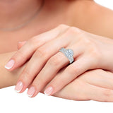 2.41 ctw Round Brilliant Cut, VS1 Clarity, H Colour, Diamond Wedding Set